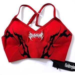 Civil Regime Revenge‎ Kelly Seamless Bra Red Size X-Small